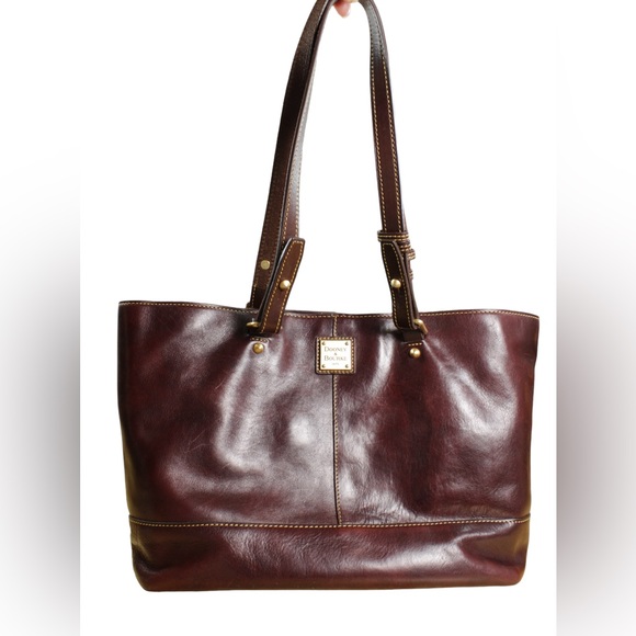 Dooney & Bourke Handbags - Dooney & Bourke Leather Florentine Shopper Tote Bag